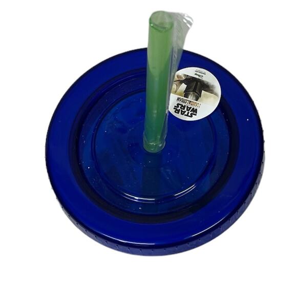 Star Wars 20oz Cup With Lid And Straw Baby Yoda Christmas Insulated Cup New - Picture 2 of 7